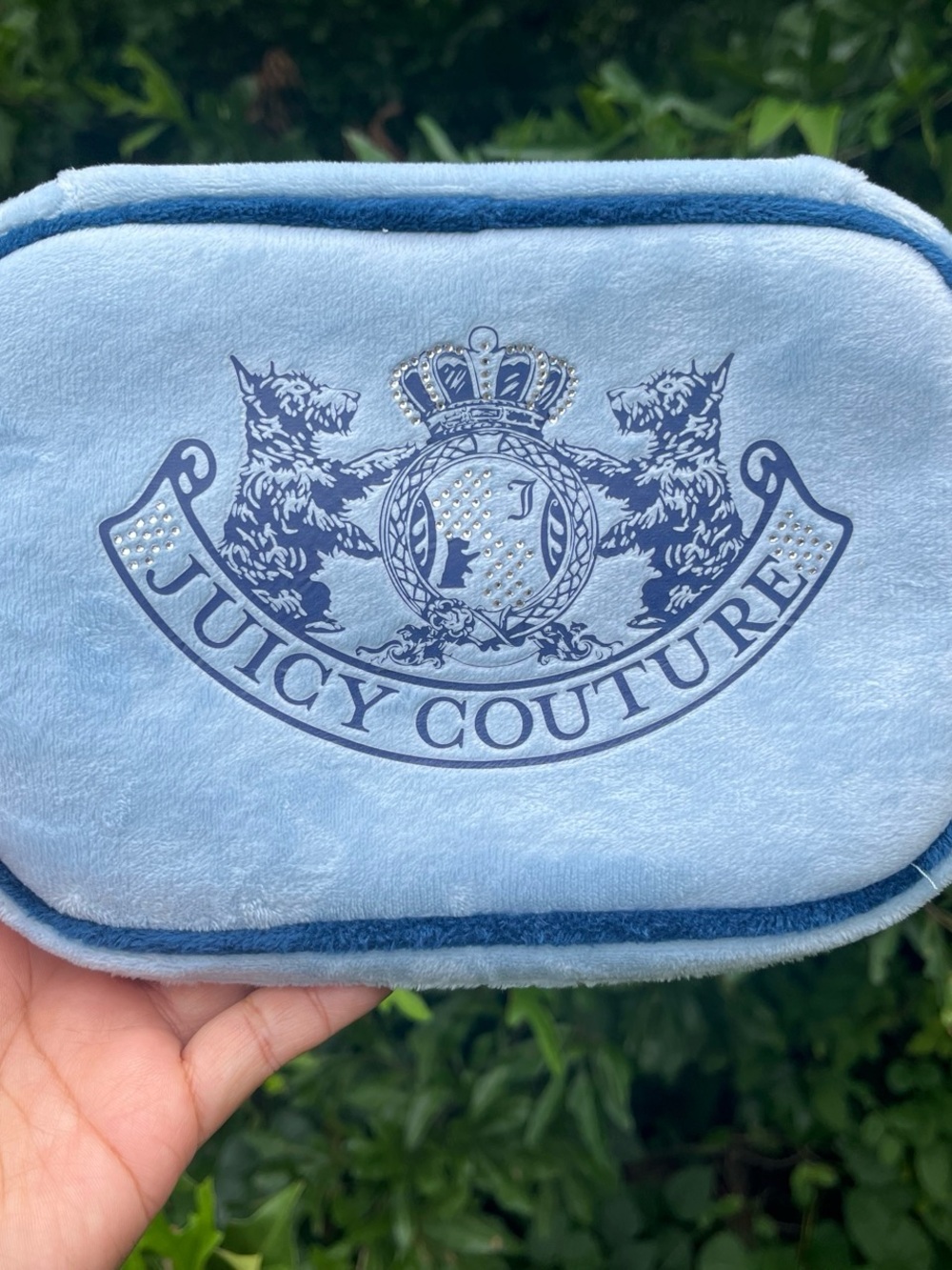 Juicy Couture Blue Jewelry Organizer Pouch Bag NWT